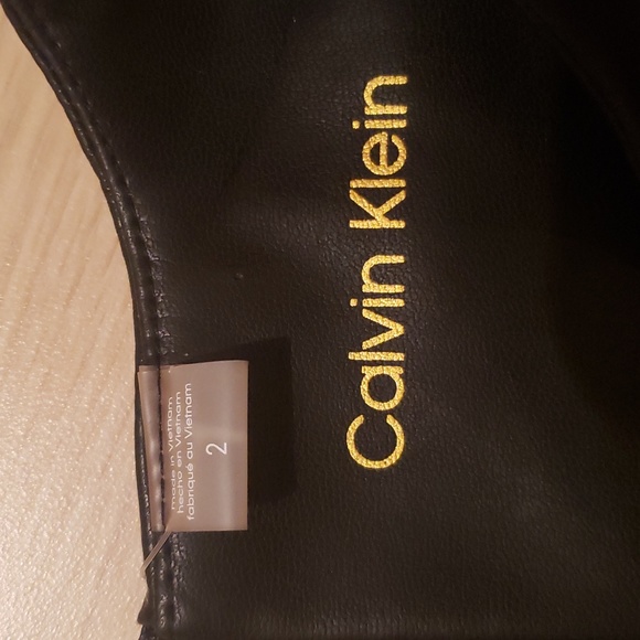 Calvin Klein Sleeveless Faux Leather Dress (NWT!) - Picture 7 of 12